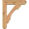 Ekena Millwork Olympic Craftsman Smooth Bracket w/ Offset Brace, Western Red Cedar, 5 1/2"W x 20"D x 24"H BKT0604X20X24OLY04SWR - alternate 3